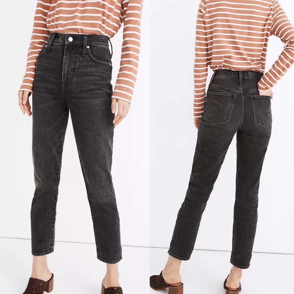 MADEWELL Perfect Vintage Ankle Jean Faded Black